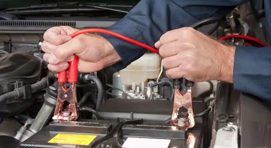 car battery jumpstart and replacement image